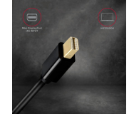 Axagon RVDM-HI14C2 Mini DisplayPort - HDMI kabel 1.8m, 4K/30Hz - 1485476 - zdjęcie 2